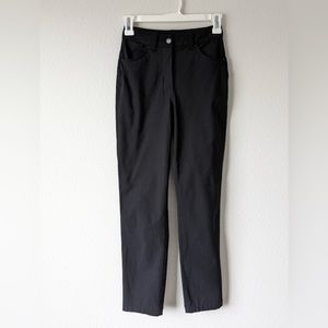LULULEMON Travel City Sleek 5-Pocket High Rise Pant, Black, Size 4